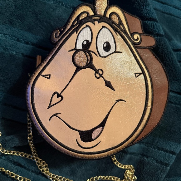 Danielle Nicole Disney Beauty And The Beast Cogsworth Crossbody Bag - Picture 3 of 12